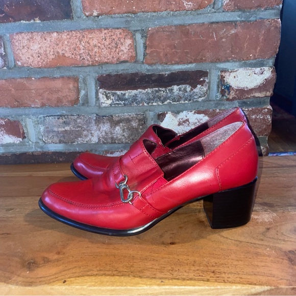 LINEA ROMA WOMENS LADIES SHOE "red" - Picture 9 of 11